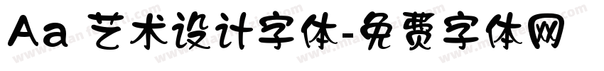Aa 艺术设计字体字体转换